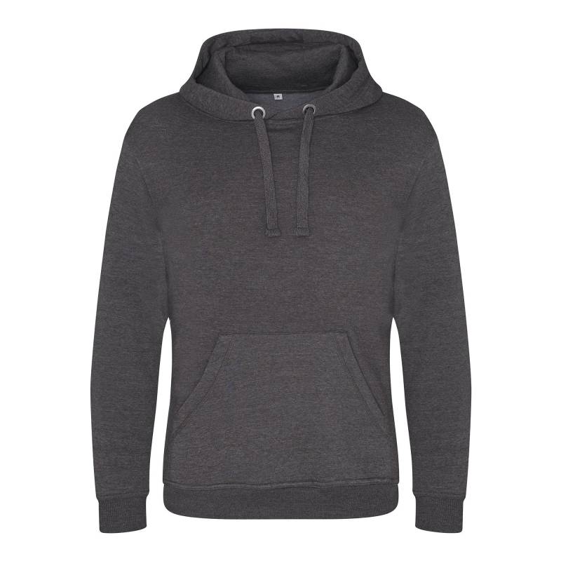 Just Hoods Graduate Pullover Herren Charcoal Black L von AWDis