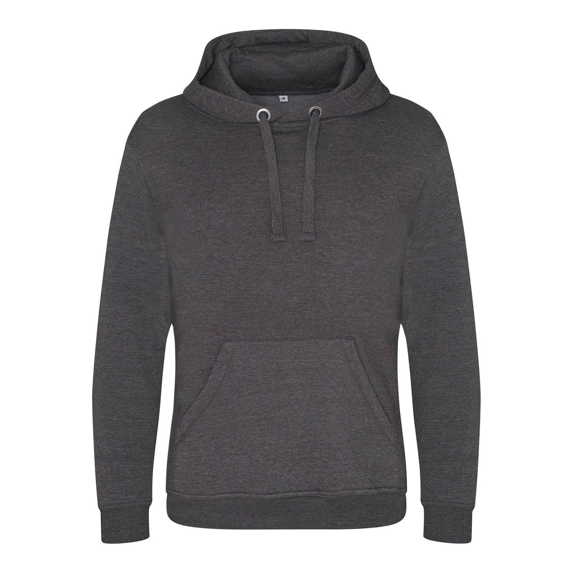 Just Hoods Graduate Pullover Herren Charcoal Black XL von AWDis