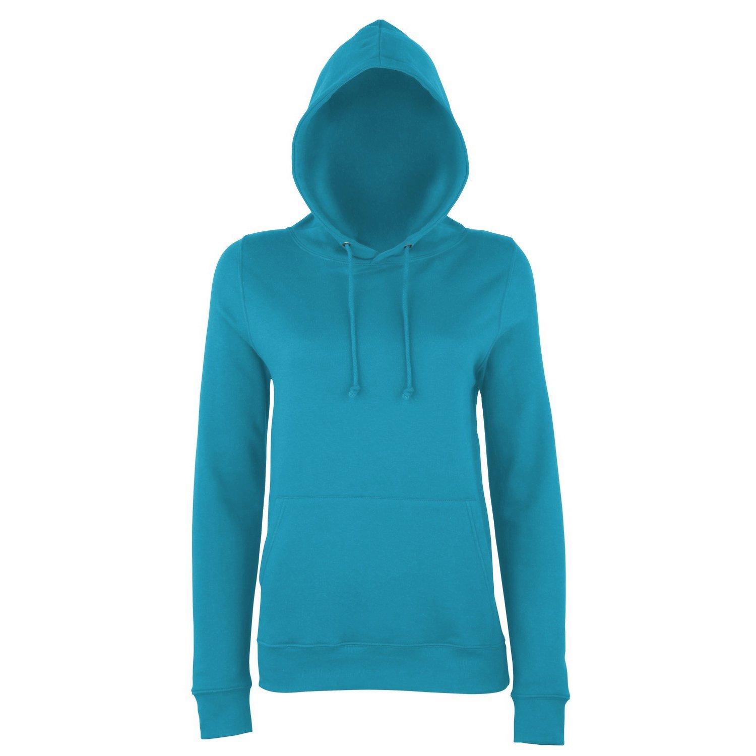 Just Hoods Kapuzenpullover Hoodie Damen Blau L von AWDis