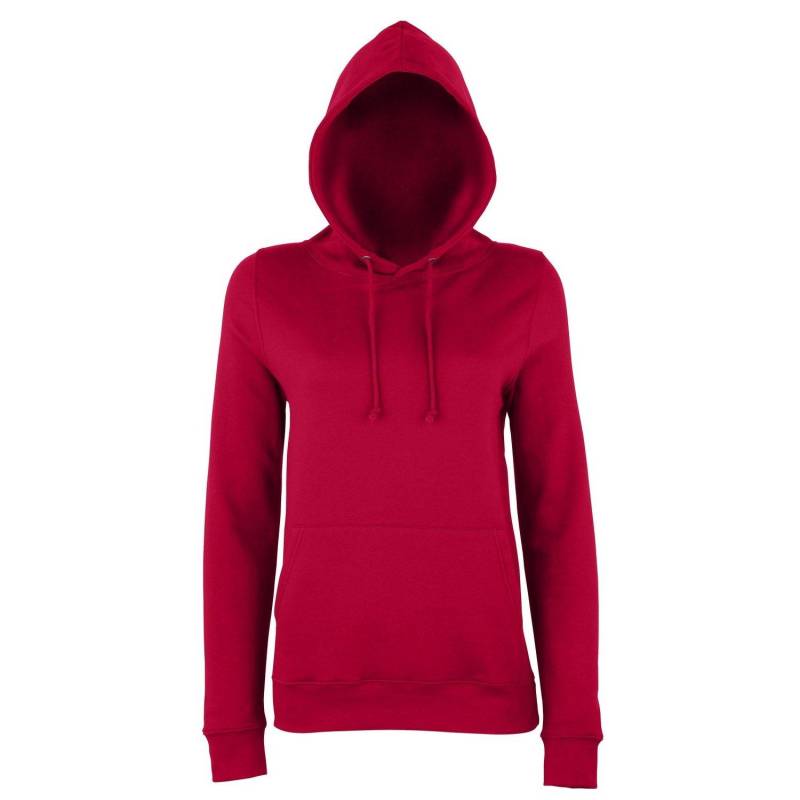 Just Hoods Kapuzenpullover Hoodie Damen Rot Bunt S von AWDis