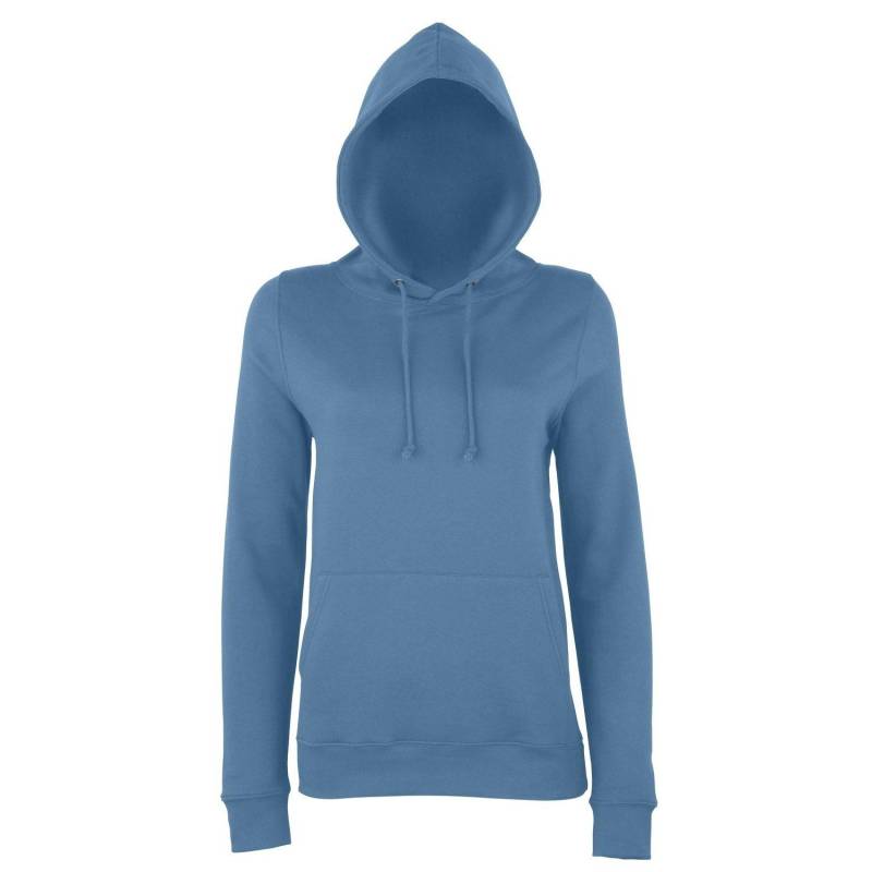 Just Hoods Kapuzenpullover Hoodie Damen Blau S von AWDis