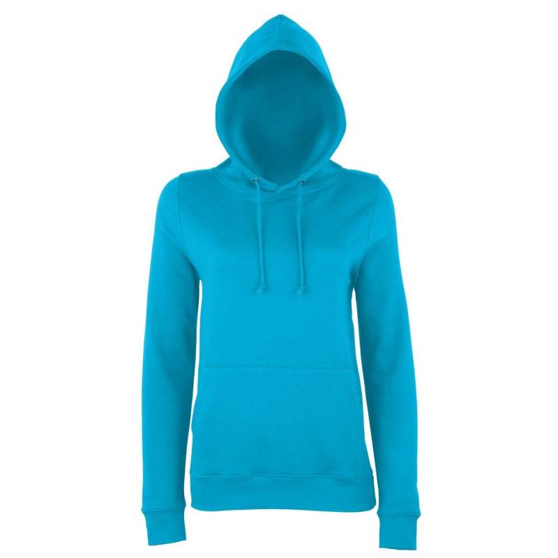 Just Hoods Kapuzenpullover Hoodie Damen Blau XL von AWDis