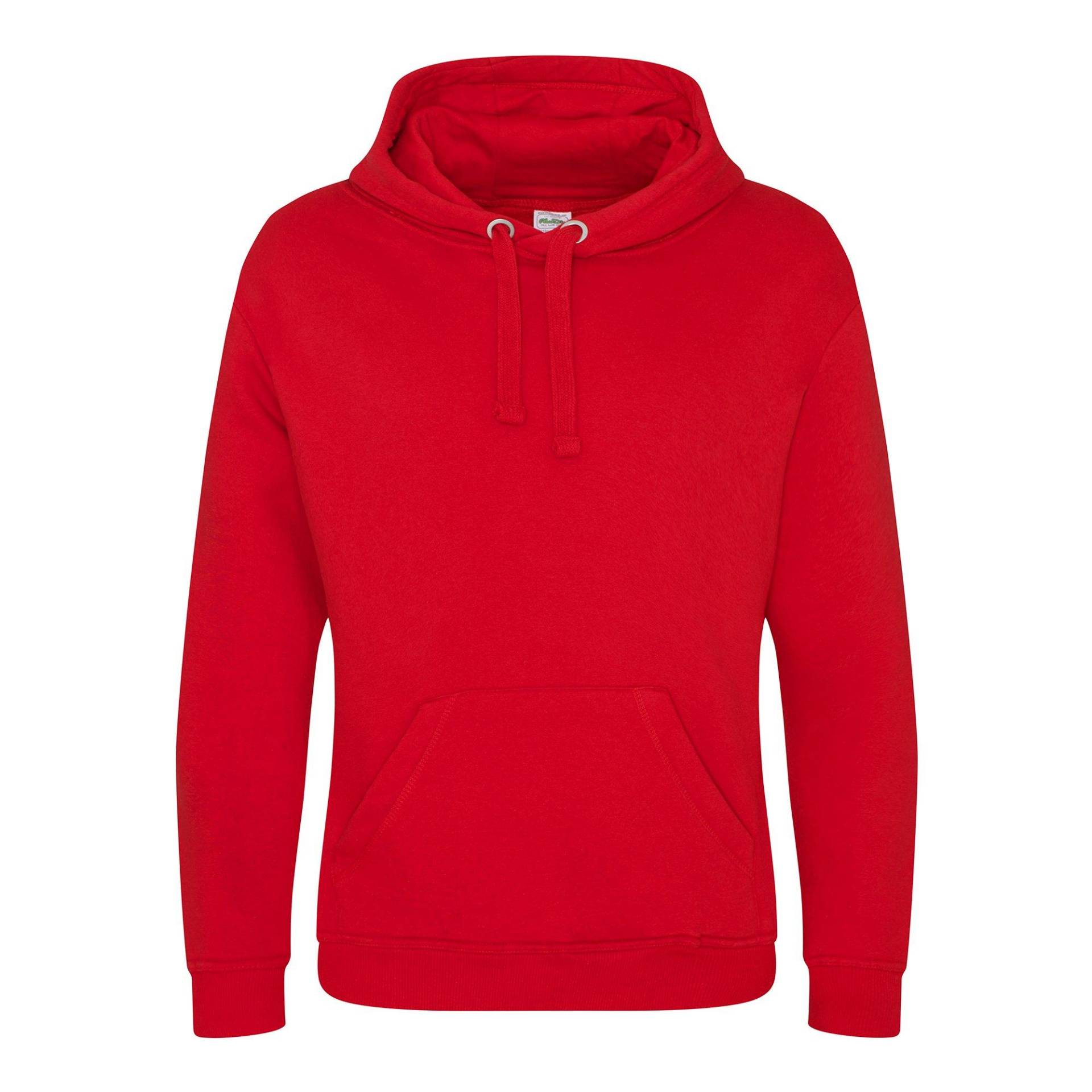 Just Hoods Kapuzenpullover Herren Rot Bunt XXL von AWDis