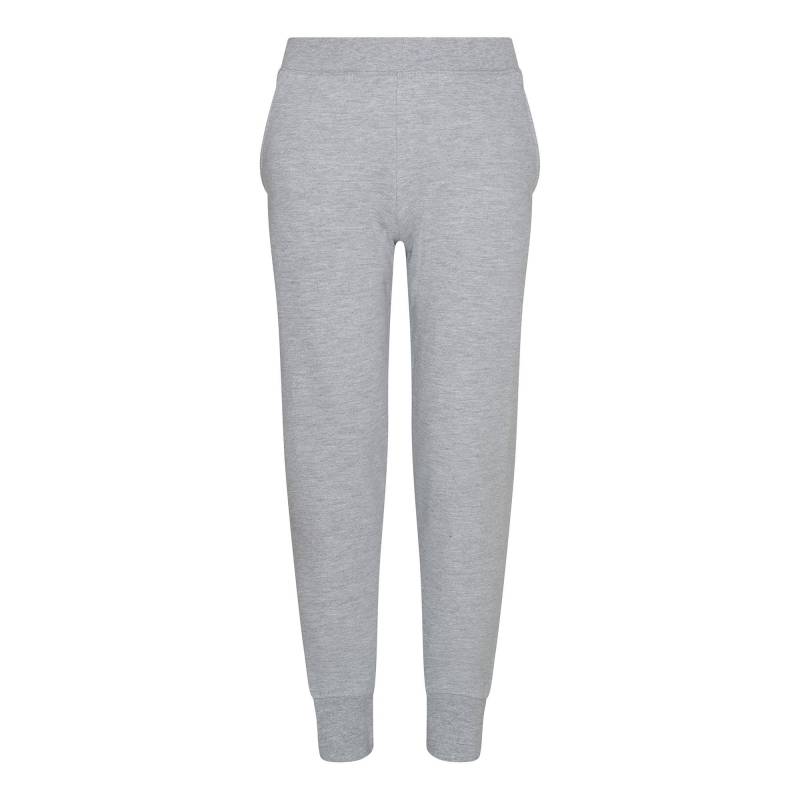 Just Hoods Konische Jogginghose Unisex Grau 7-8A von AWDis