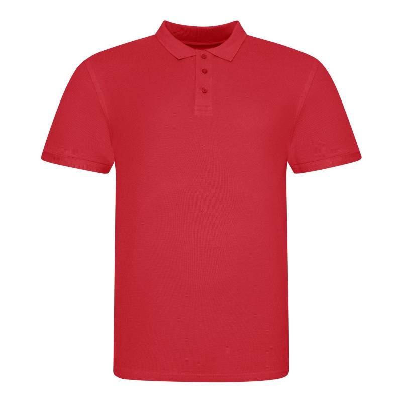 Just Polos Poloshirt Damen Rot Bunt M von AWDis