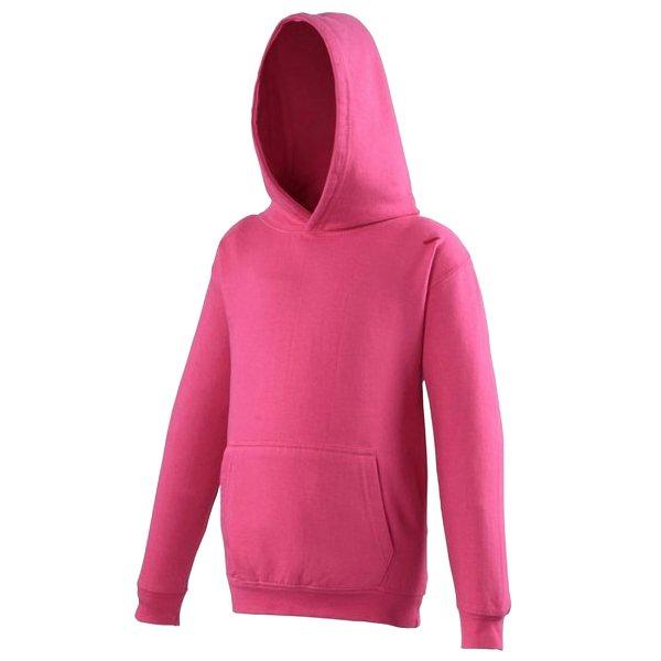 Kapuzen Pullover Jungen Pink 104 von AWDis