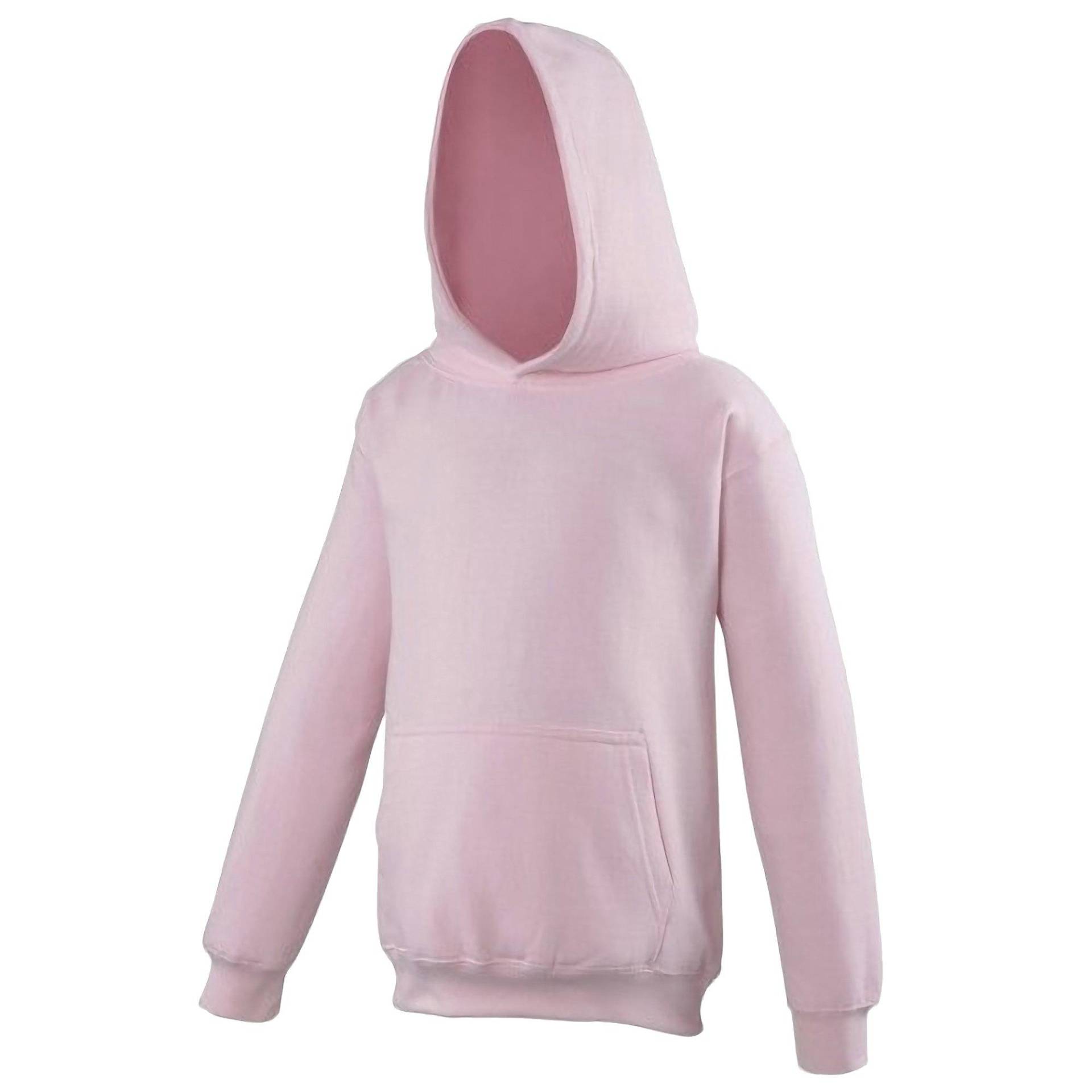 Kapuzen Pullover Jungen Pink 104 von AWDis