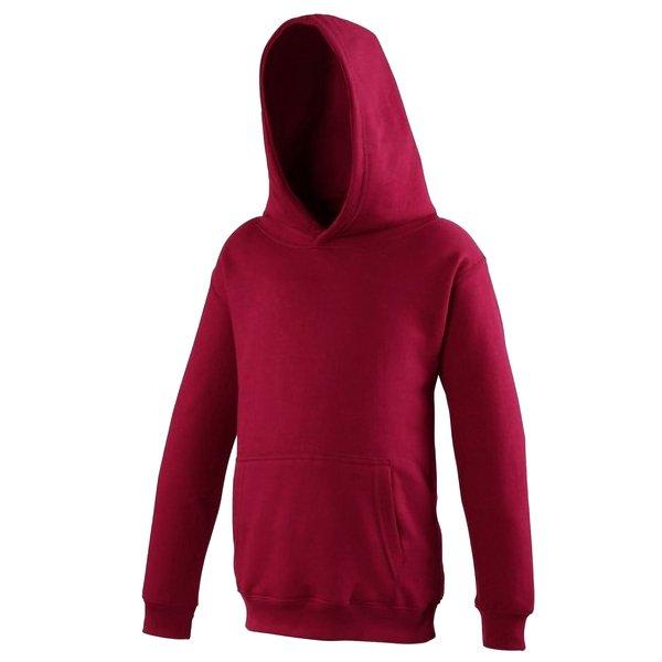 Kapuzen Pullover Jungen Rot Bunt 104 von AWDis