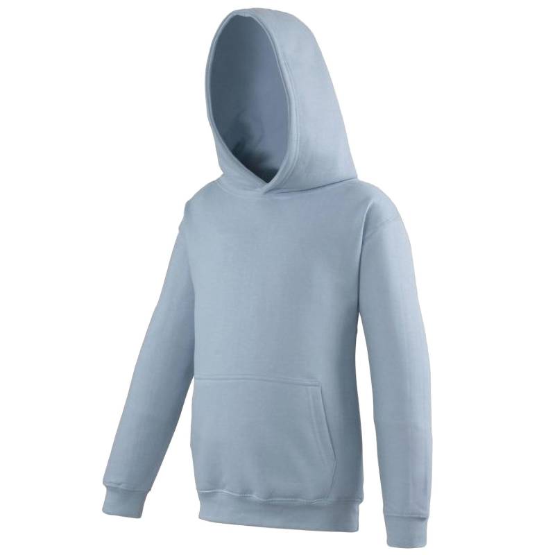 Kapuzen Pullover Jungen Himmelblau 116 von AWDis