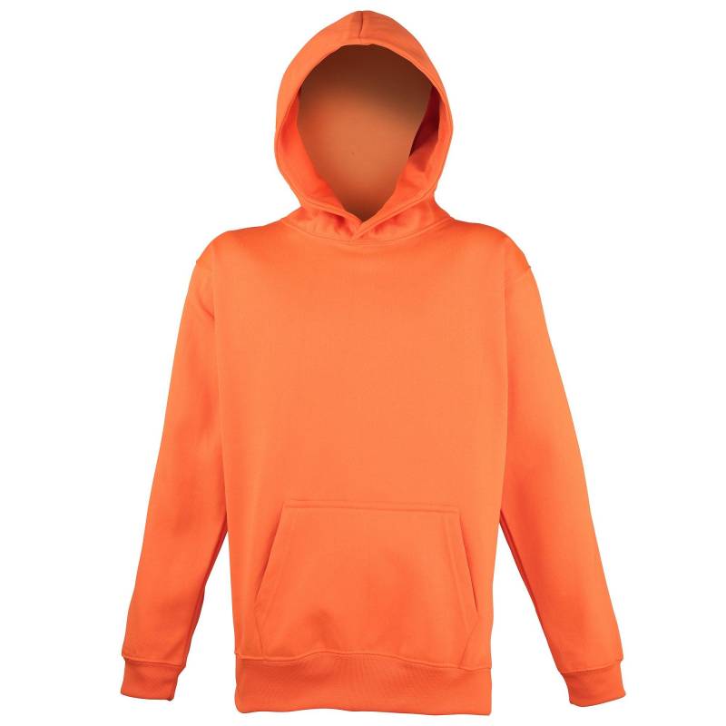 AWDis - Kapuzen Pullover, 9-11A, Orange von AWDis