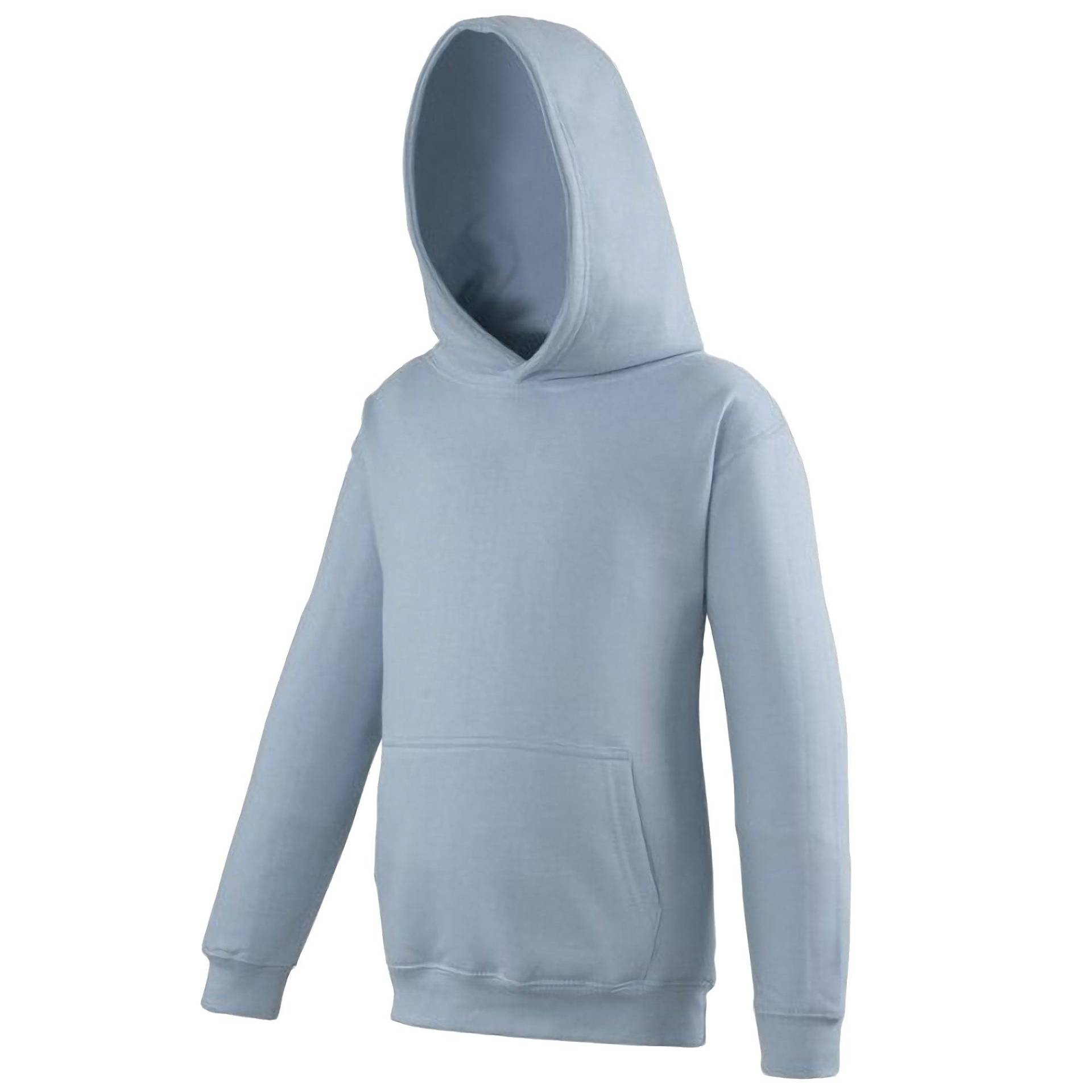 Kapuzen Pullover Jungen Himmelblau 98 von AWDis