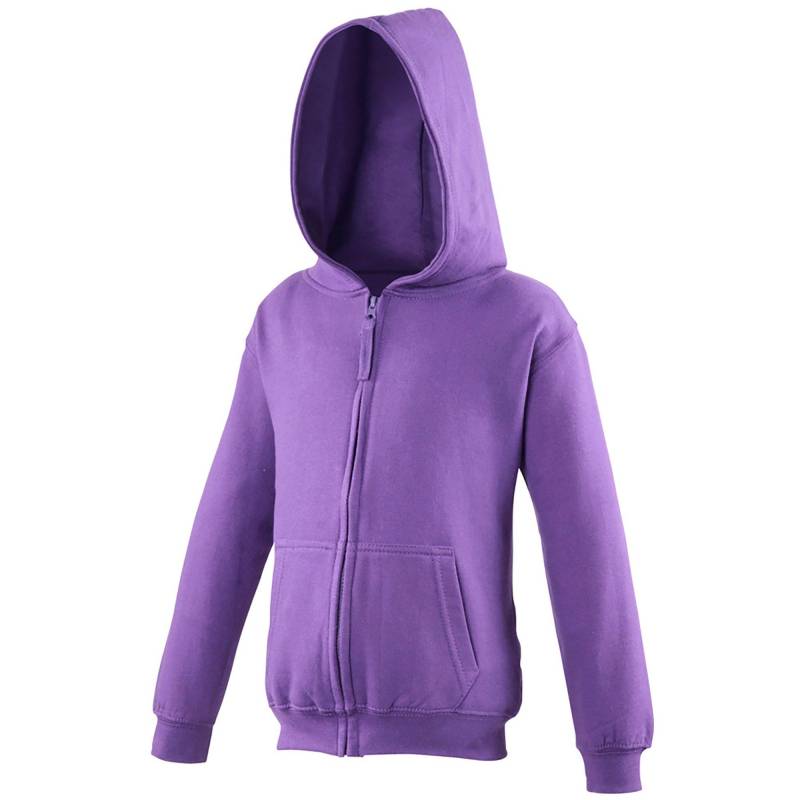 Kapuzenjacke Jungen Lila 140 von AWDis