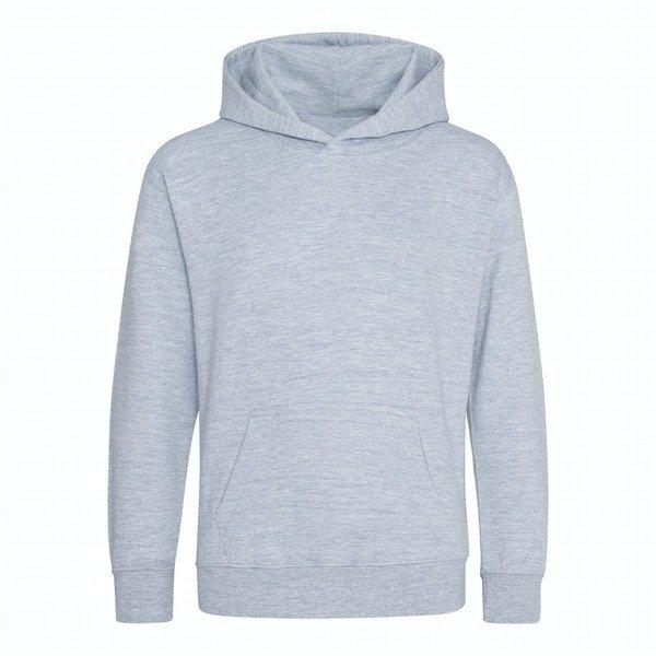 Kapuzenpullover Aus Biologischem Anbau Jungen Grau 140/146 von AWDis