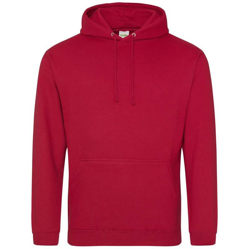 Kapuzenpullover College Damen Rot Bunt S von AWDis