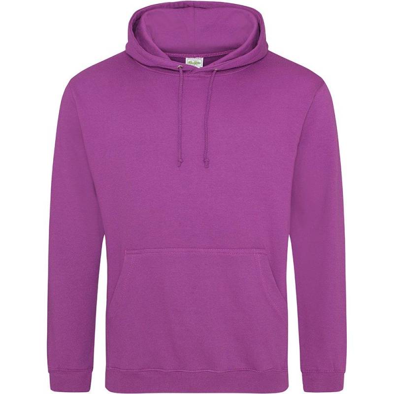 Kapuzenpullover College Damen Magenta XL von AWDis