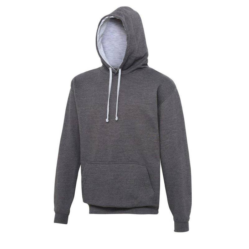 Kapuzenpullover Damen Grau S von AWDis