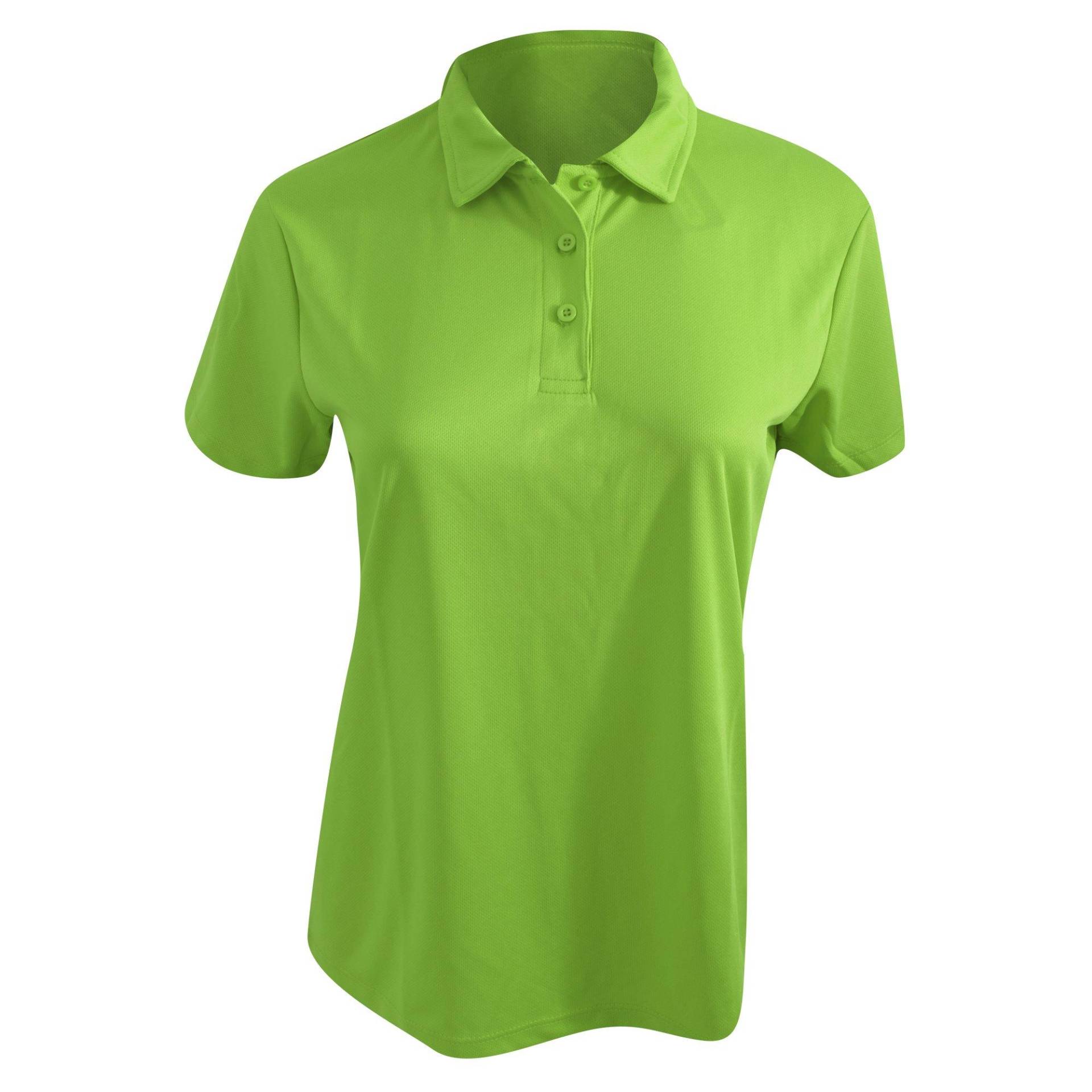 Poloshirt, Taillierte Passform Damen Limettengrün L von AWDis