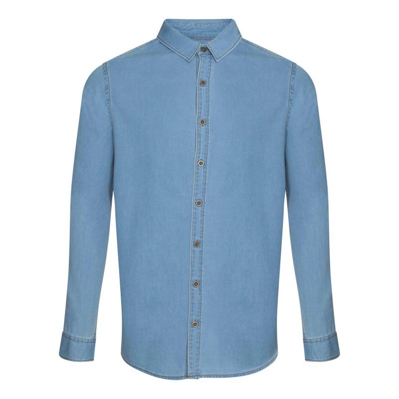 AWDis - So Denim Jack Jeans Shirt, für Herren, Hellblau, Größe L von AWDis