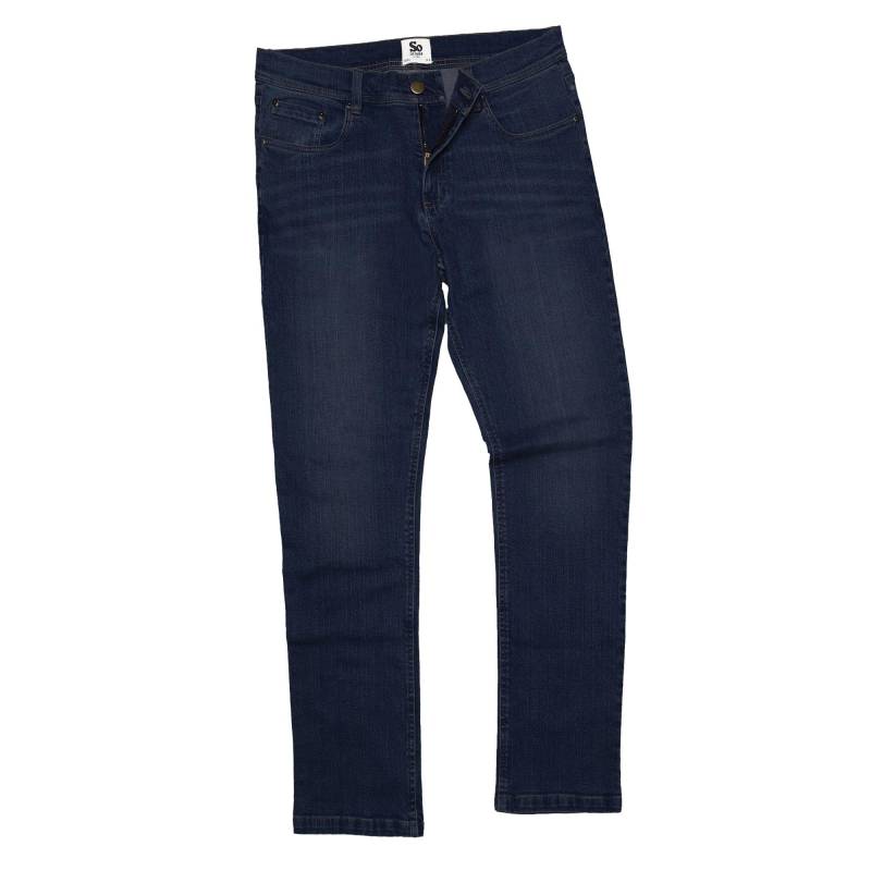 AWDis - So Denim Jeans Leo gerader Schnitt, für Herren, Blau, Größe 38l von AWDis