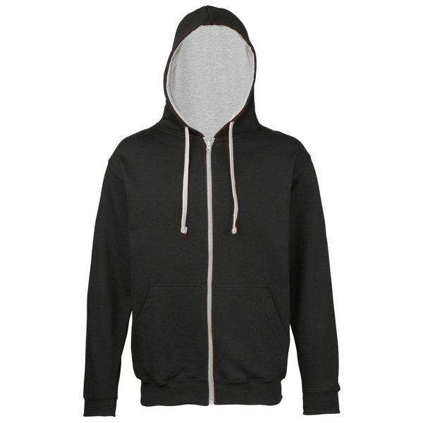 Sweater Jacke Mit Kapuze Herren Schwarz XXL von AWDis