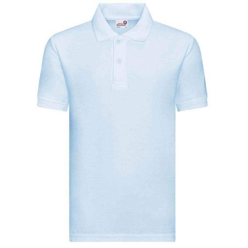 Academy Poloshirt Mädchen Himmelblau 104 von AWDis