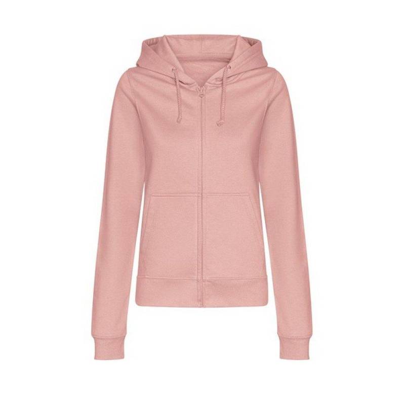 College Kapuzenpullover Damen Pink M von AWDis