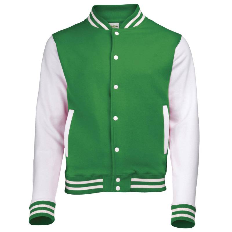 Collegejacke Herren Grün S von AWDis