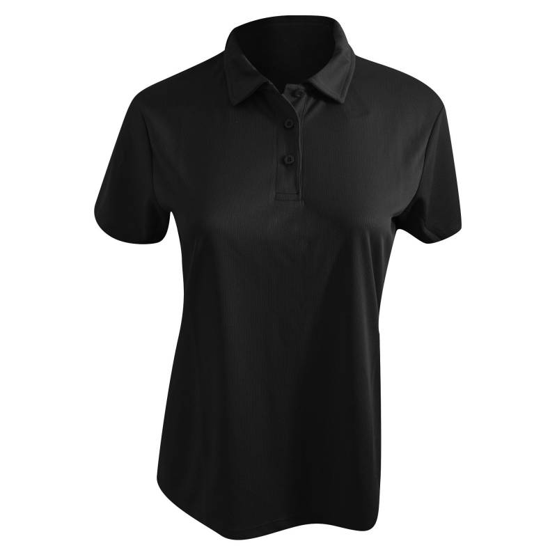 Cool Girlie Polo Shirt Damen Schwarz XL von AWDis