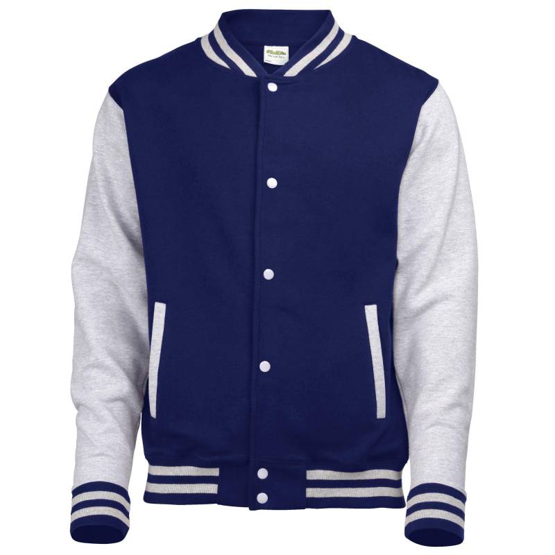 AWDis - Jacke Varsity, 3-4A, Marine von AWDis