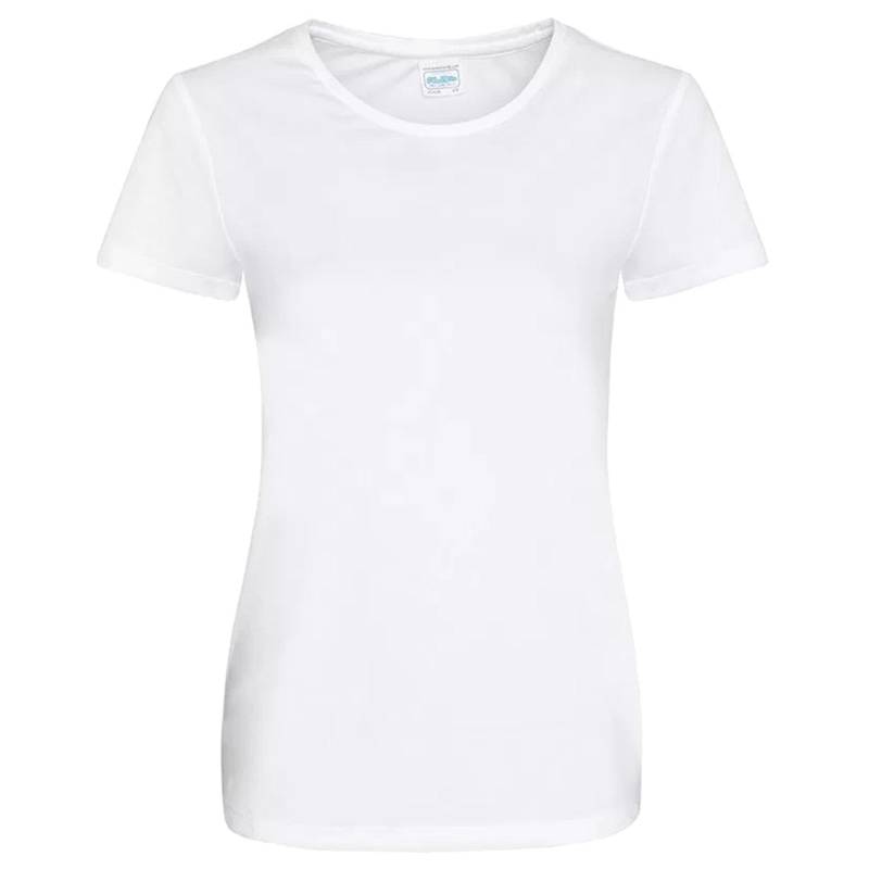 Just Cool Girlie Tshirt Damen Weiss XS von AWDis