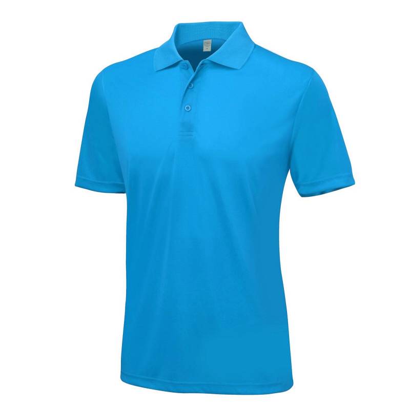 AWDis - Just Cool Kurzarm Poloshirt, für Herren, Blau, Größe M von AWDis