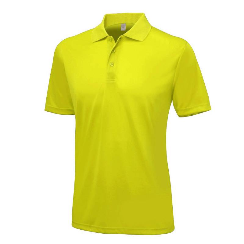 Just Cool Kurzarm Poloshirt Herren Gelb L von AWDis