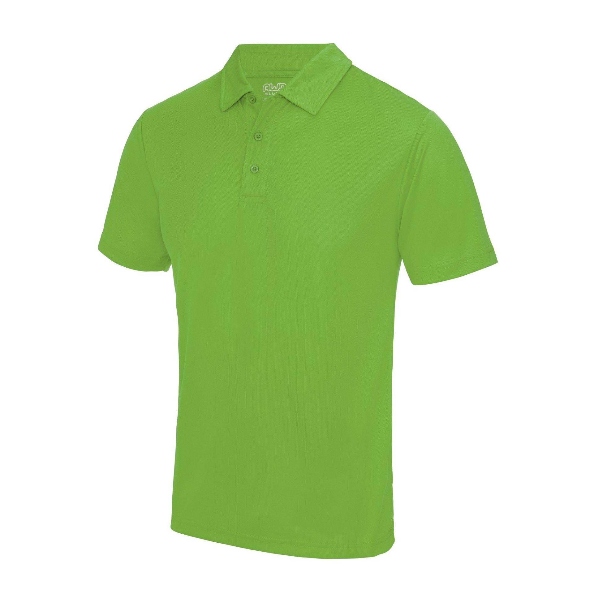 Just Cool Poloshirt Sports Herren Limettengrün 3XL von AWDis