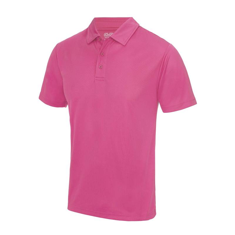 Just Cool Poloshirt Sports Herren Pink 3XL von AWDis