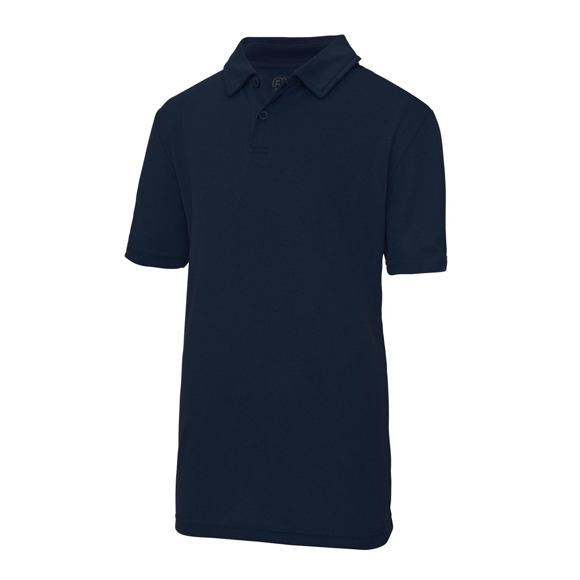 Just Cool Sport Polo Shirt Mädchen Marine 146 von AWDis