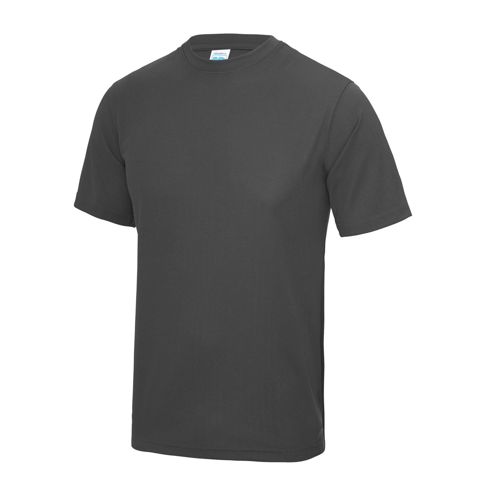 Just Cool Sport T-shirt Jungen Charcoal Black M von AWDis