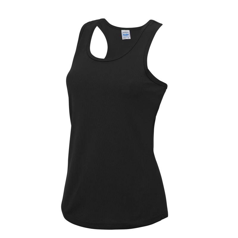 AWDis - Just Cool Sport Tank Top, für Damen, Schwarz, Größe M von AWDis