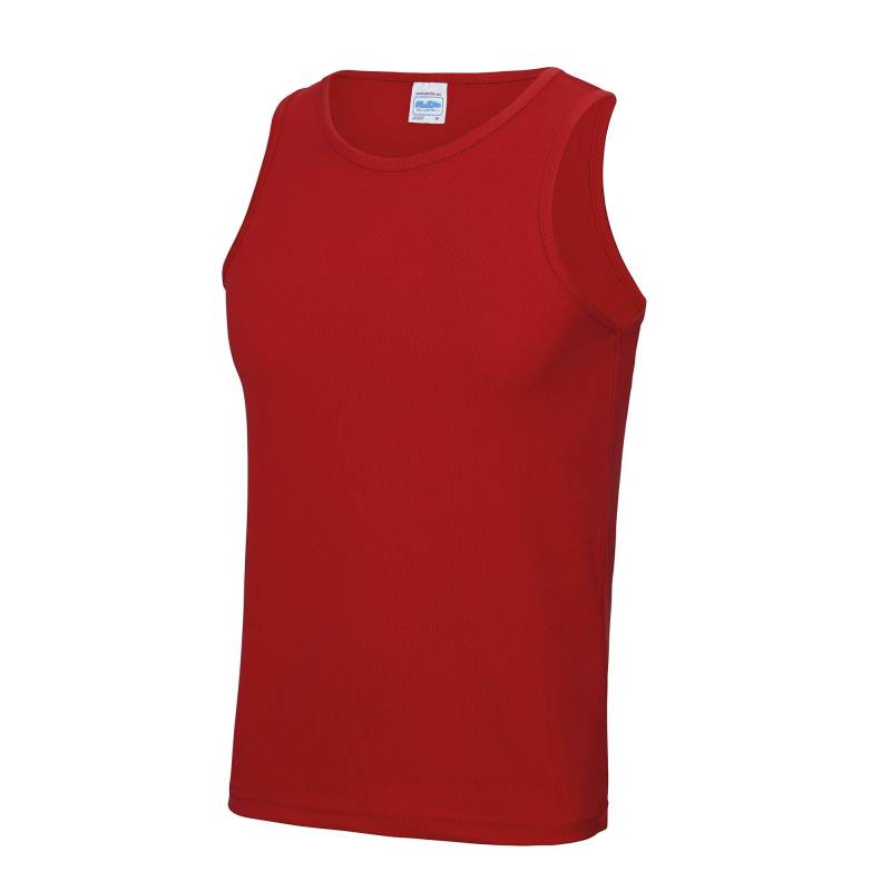 Just Cool Sport Tank Top Gym Herren Rot Bunt XL von AWDis