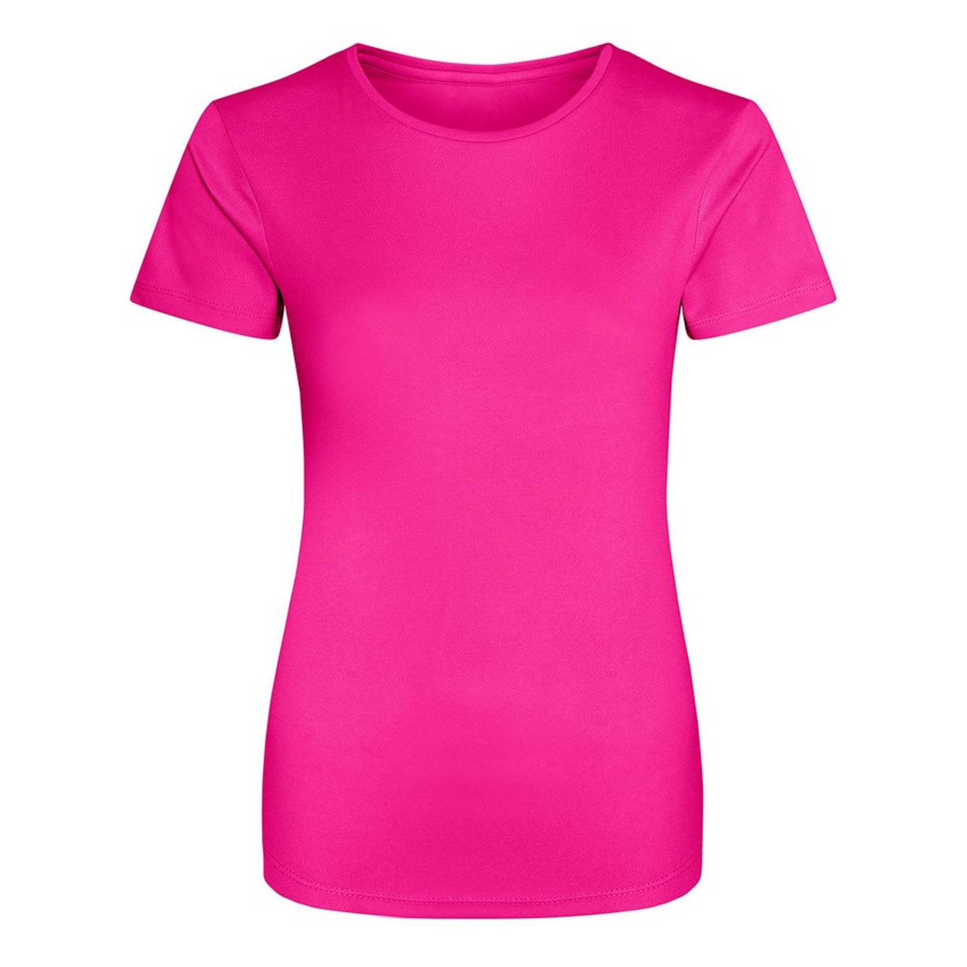 Just Cool Sport Tshirt Damen Pink M von AWDis