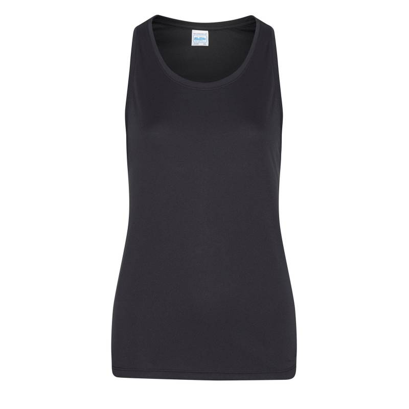 Just Cool Sporttop, Ärmellos Damen Schwarz S von AWDis