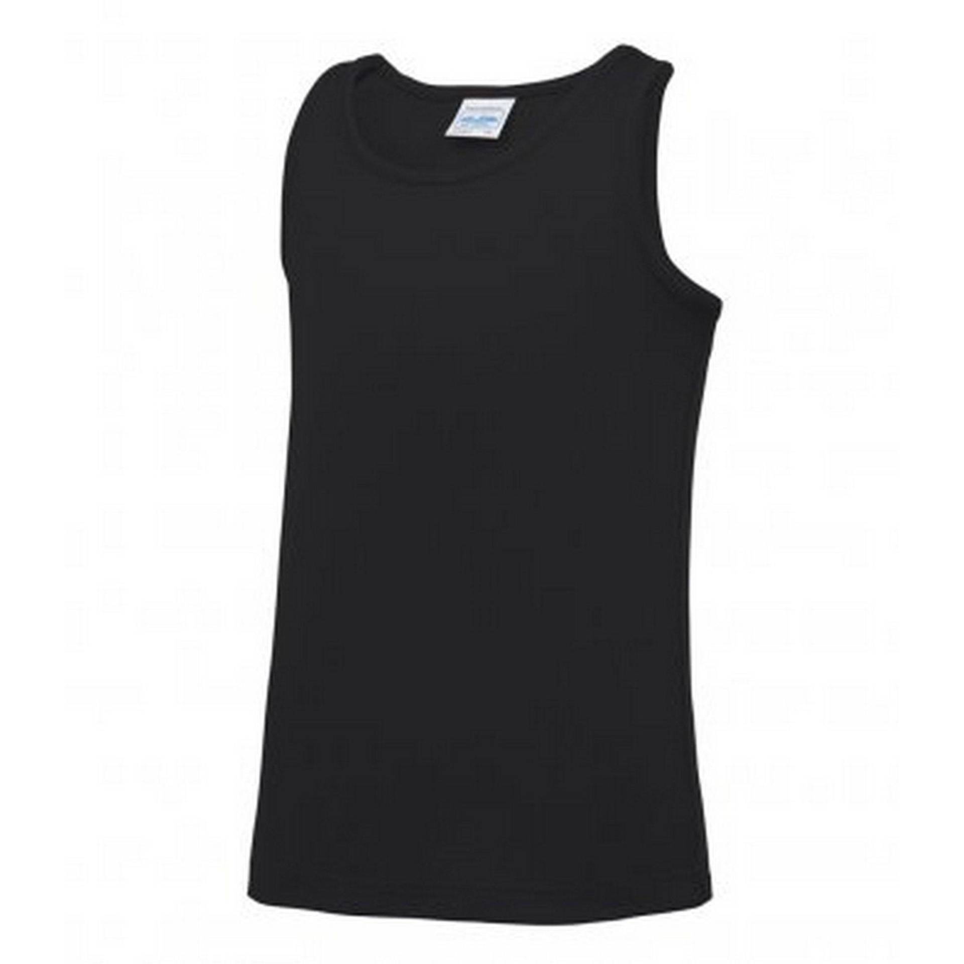 Just Cool Tank Top Jungen Schwarz 12-13A von AWDis