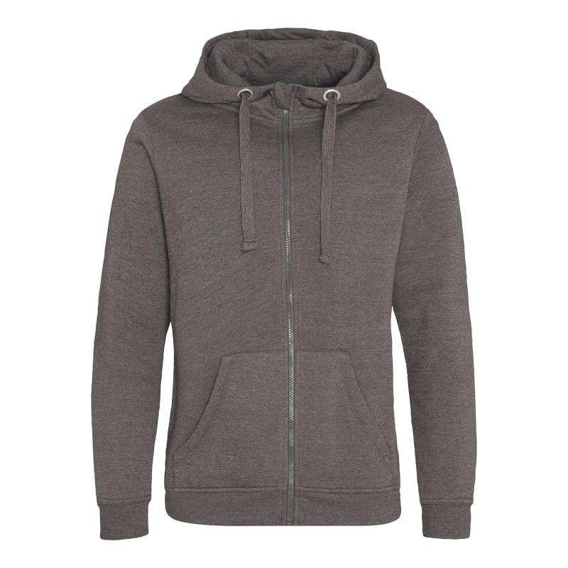 Just Hoods Graduate Kapuzenjacke Herren Charcoal Black M von AWDis