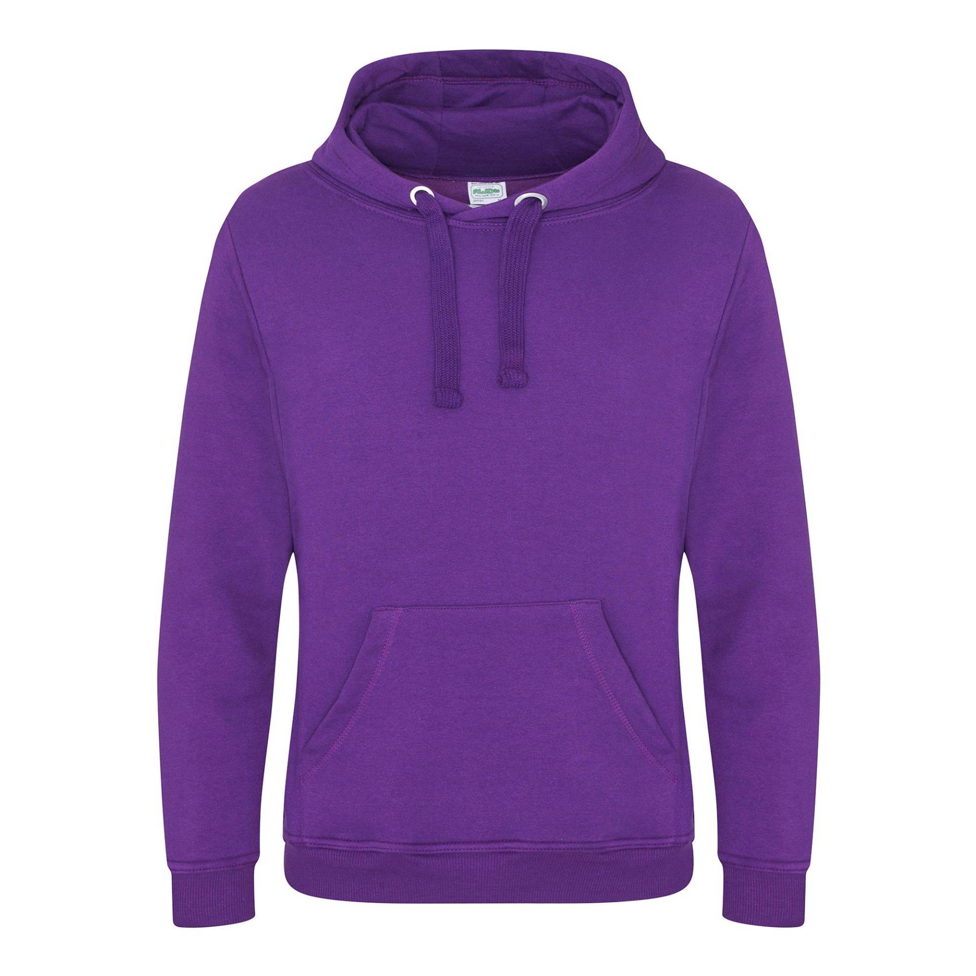 Just Hoods Kapuzenpullover Herren Lila S von AWDis