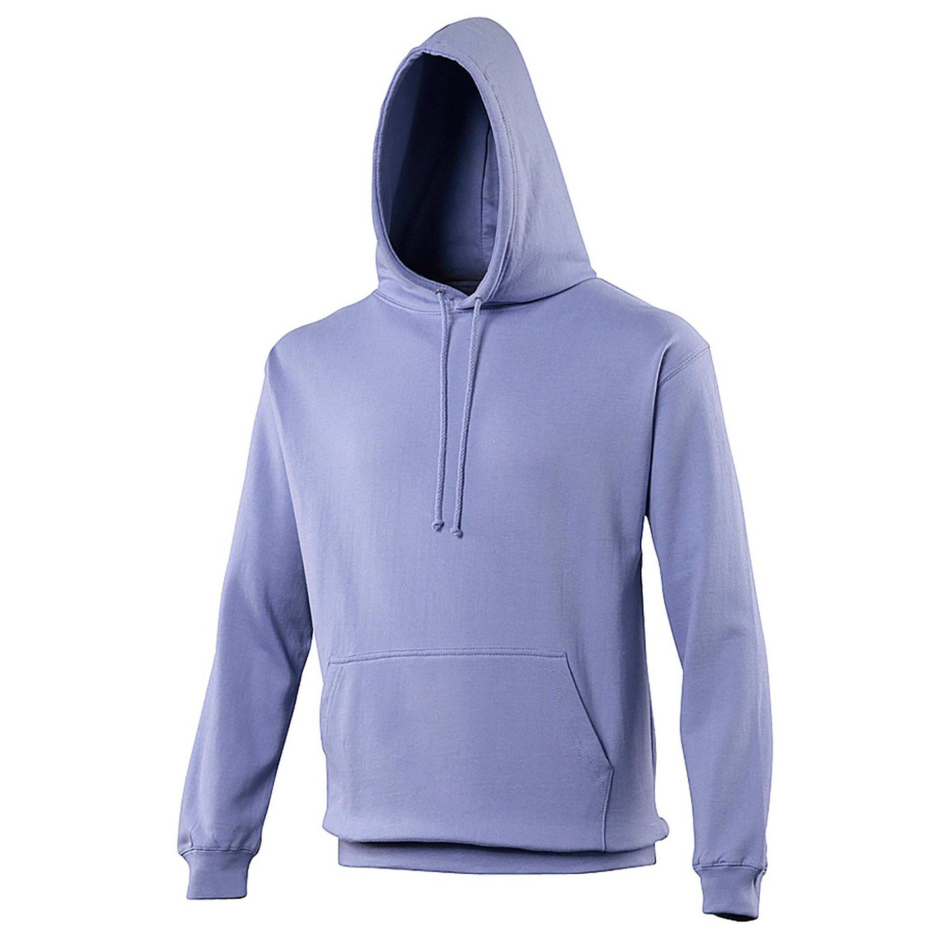 Kapuzenpullover College Damen Violett M von AWDis