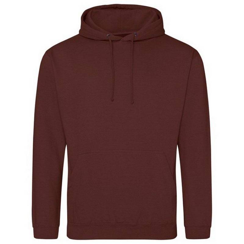 Kapuzenpullover Herren Braun L von AWDis