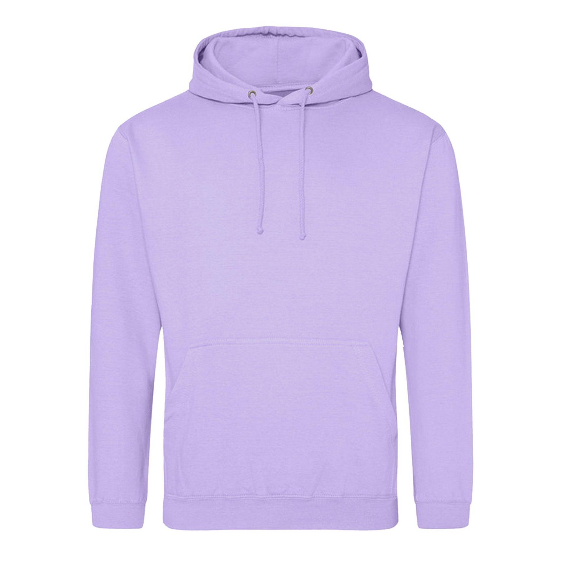 Kapuzenpullover Herren Violett M von AWDis