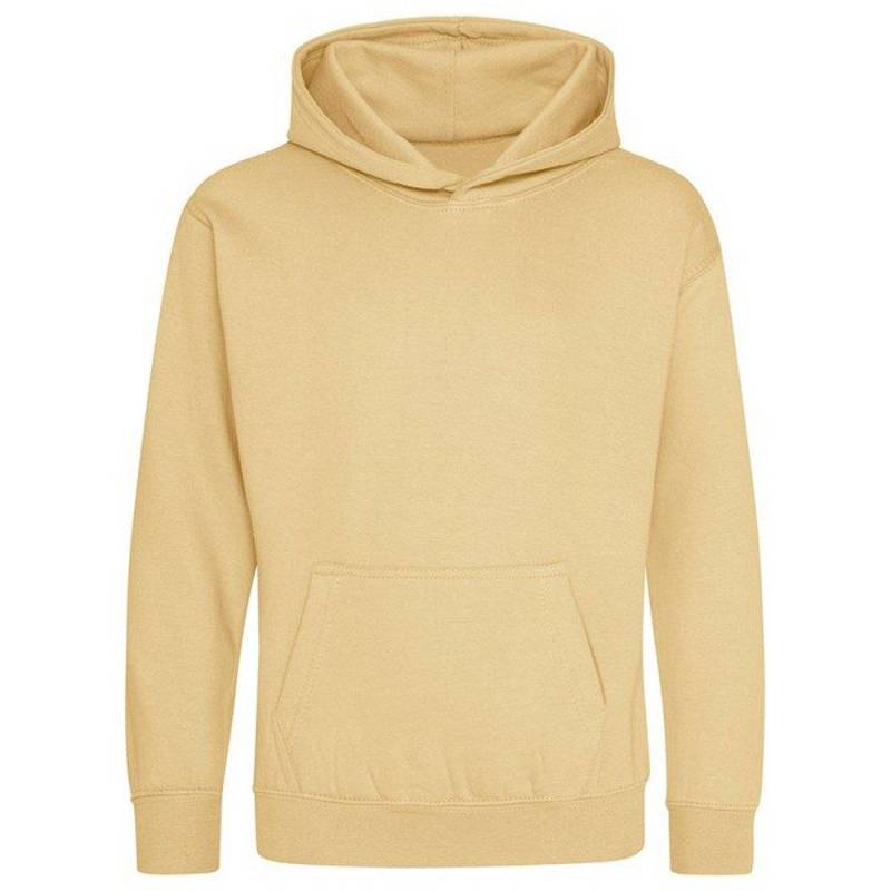 Kapuzenpullover Jungen Sand 116 von AWDis