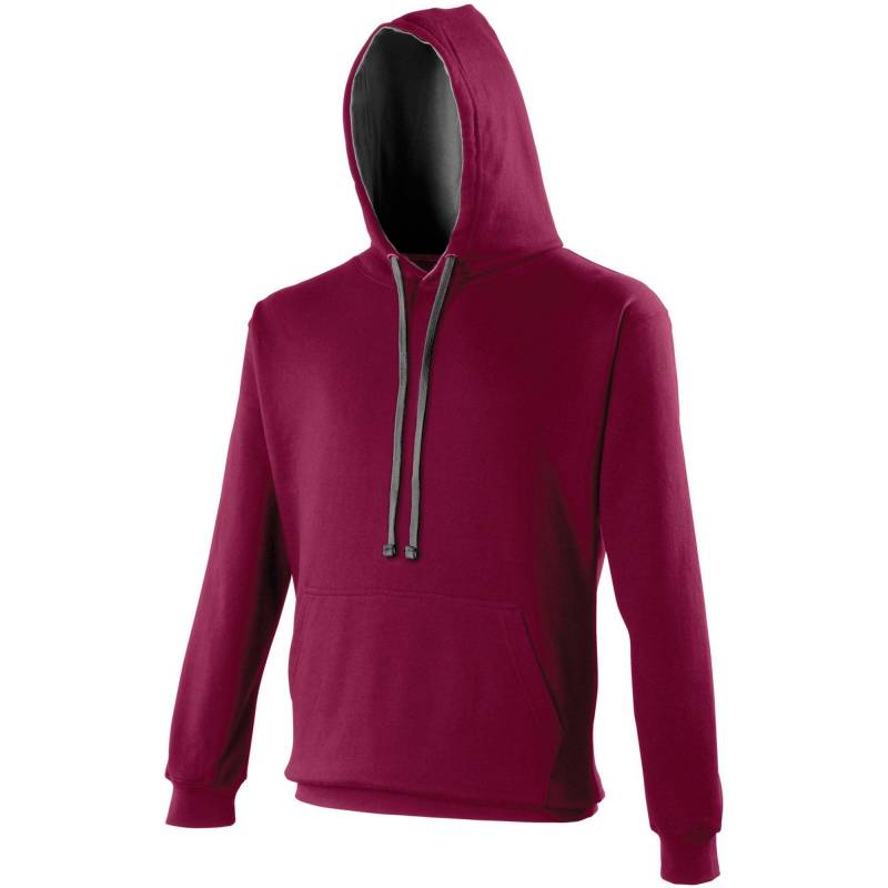 Kapuzenpullover Kapuzensweatshirt Damen Weinrot XL von AWDis