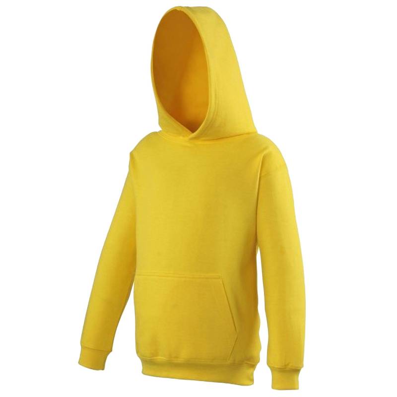 Kapuzen Pullover Jungen Gelb 104 von AWDis