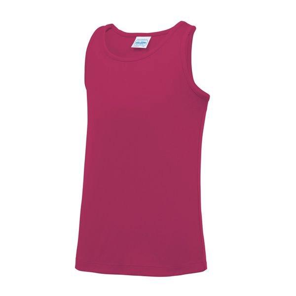 Just Cool Tank Top Mädchen Pink 104 von AWDis